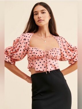 For Love & Lemons Keeley Crop Top